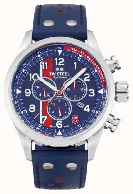 TW Steel | volante | Nigel Mansell Limited Edition | blauer Chronograph | SVS307