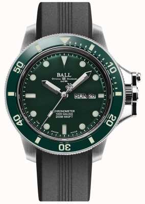 Ball Watch Company Engineer Hydrocarbon Original (43mm) grünes Zifferblatt Kautschukarmband DM2218B-P2CJ-GR