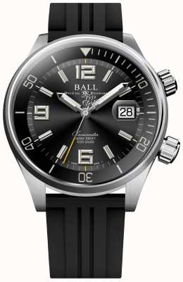 Ball Watch Company Taucherchronometer schwarze Kautschukarmbanduhr DM2280A-P2C-BK