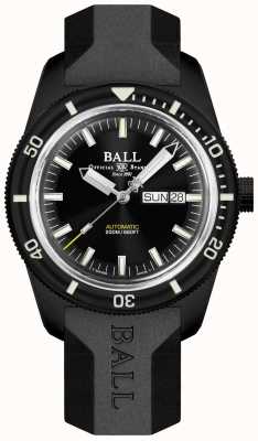 Ball Watch Company Skindiver Heritage schwarzes Kautschukarmband DM3208B-P4-BK