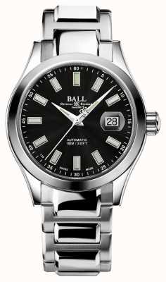 Ball Watch Company Herren | ingenieur iii | Wunderlicht | Edelstahl | schwarzes Zifferblatt NM2026C-S10J-BK