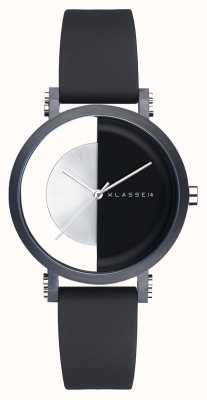 Klasse14 Im Bogen schwarz 32mm schwarzes Silikonarmband IM18BK007W