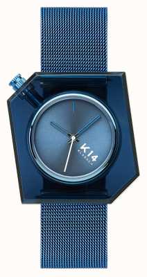 Klasse14 K14 blaues Milanaise-Mesh-Armband, 40 mm WKF20BE002M