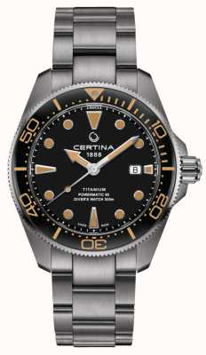 Certina Ds Action Diver 43 mm Powermatic 80 Titan C0326074405100