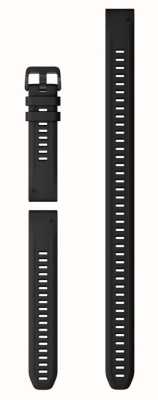 Garmin Schnellverschlussband (20 mm), schwarzes Silikon / schwarze Hardware – nur Band 010-13028-00