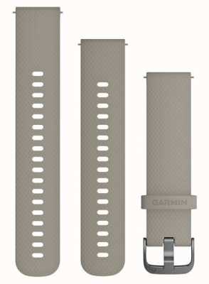 Garmin Schnellverschlussband (20 mm), Sandstein-Silikon/Schiefer-Hardware – nur Band 010-12691-09