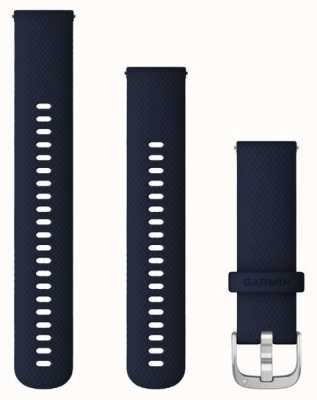 Garmin Nur Schnellverschlussband (22 mm), dunkelblau mit silberner Hardware 010-12932-2A