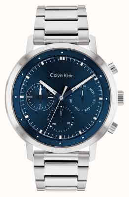 Calvin Klein Blauer Chronograph | Edelstahlarmband 25200063