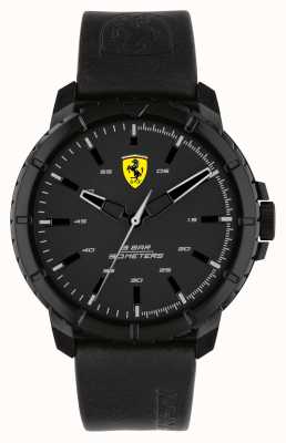 Scuderia Ferrari Forza Evo schwarz einfarbige Uhr 0830901