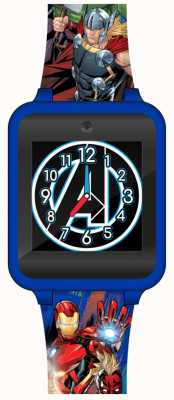 Marvel Avengers (nur Englisch) Interaktive Uhr mit blauem Silikonarmband AVG4665