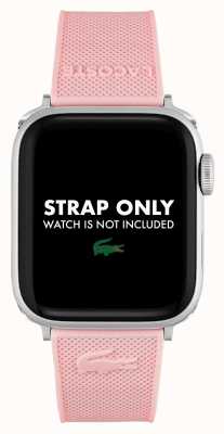 Lacoste Apple Watch Armband (38/40mm) rosa Silikon 2050007