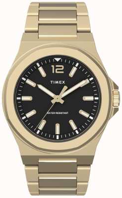 Timex Essex Ave Uhr aus goldfarbenem Edelstahl TW2V02100