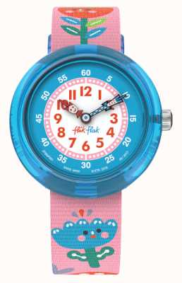 Flik Flak Garden Fiesta einmal und florale Kinderuhr FBNP091C