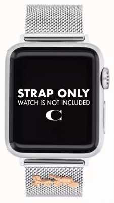 Coach Apple Watch Armband (38/40/41mm) Stahlgeflecht 14700037