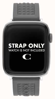 Coach Apple Watch Armband (42/44mm) schwarzes Silikon 14700051