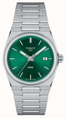 Tissot Prx 40 205 Quarz 35mm grün / silber T1372101108100