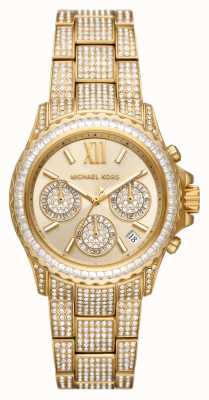 Michael Kors Goldfarbenes Armband mit Kristallen von Everest für Damen MK7254