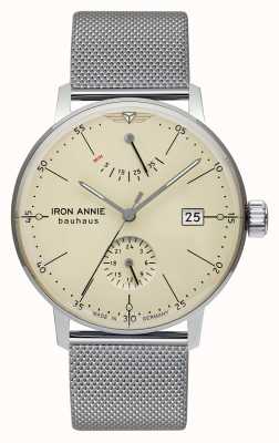 Iron Annie Herren-Automatik-Mesh-Eisen-Annie-Bauhaus-Armbanduhr 5060M-5