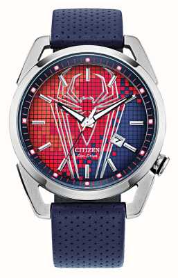 Citizen Marvel Spiderman Eco-Drive-Uhr „mit großer Kraft“. AW1680-03W