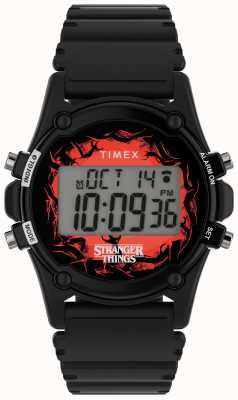Timex Atlantis x Stranger Things digitale 40-mm-Harzarmbanduhr TW2V51000