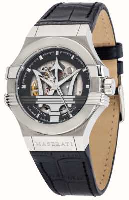 Maserati Potenz | automatisch | schwarzes Lederband R8821108038