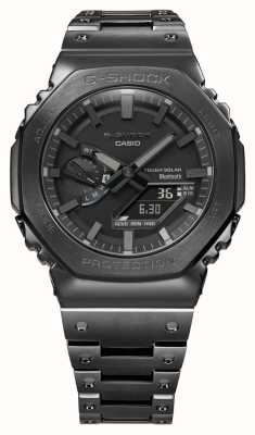 Casio G-Shock Bluetooth-Vollmetall-Solaruhr für Herren in Schwarz mit Armband GM-B2100BD-1AER