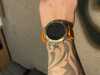 Customer picture of Garmin Fenix 6 pro Saphir Titan | orange Kautschukband 010-02158-14