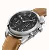Customer picture of Kronaby Apex Hybrid-Smartwatch (43 mm), schwarzes Zifferblatt / braunes italienisches gewachstes Wildlederarmband S3112/1